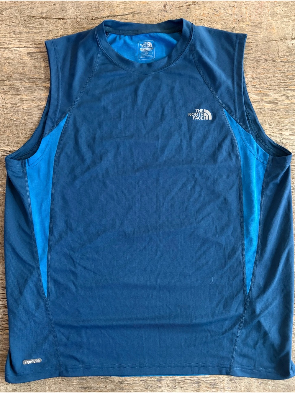 The North Face Flight Series VaporWick Sleeveless Running Shirt Blue - Large